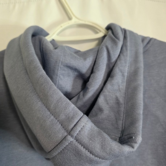 Carhartt Hoodie Womens S Blue Gray Good Relaxed Fit Graphic Sleeve Workwear - Picture 10 of 11